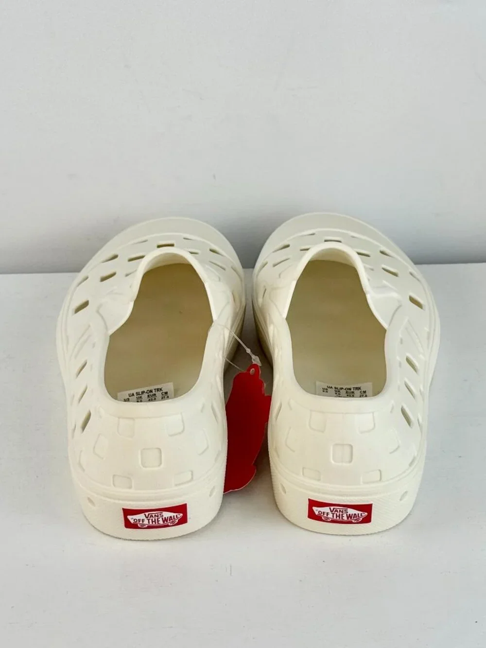 Men's 9 Women's 10.5 Vans Slip-On Mule TRK Water Shoes - Marshmallow - Picture 9 of 10